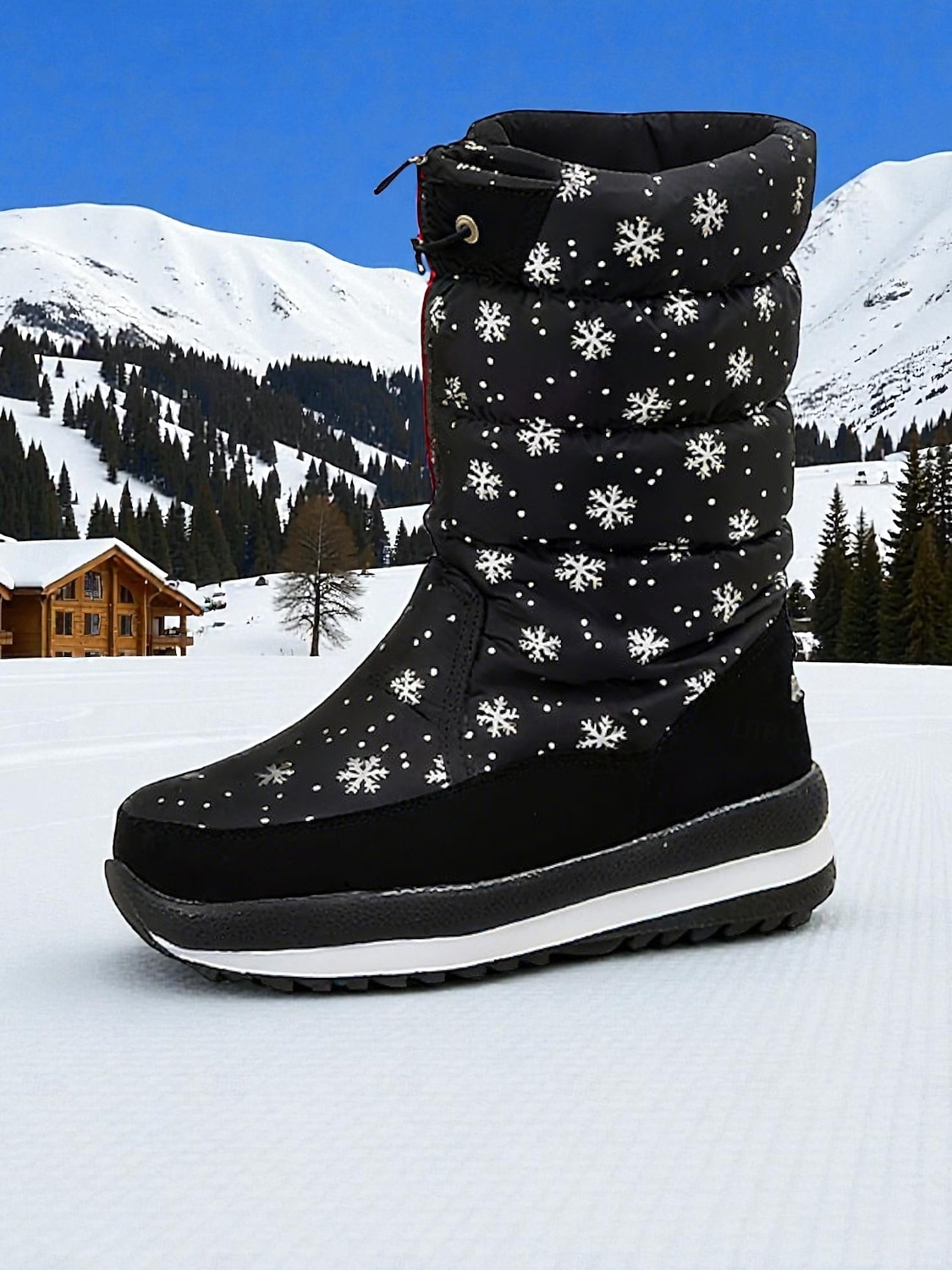 מגפי חורף עמידים למים לנשים - מגפי שלג חמים ומונעי החלקה למזג אוויר קר, נעלי חורף אופנתיות לפעילויות חוץ 2026 - $54.99 –P6