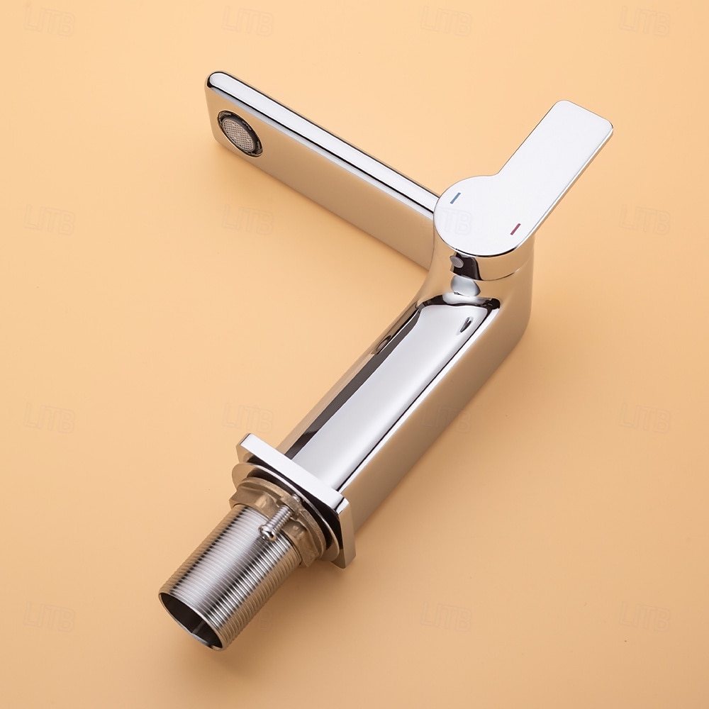 Bathroom Sink Faucet - Classic Electroplated Centerset Single Handle One HoleBath Taps 2025 - $194.99 –P7