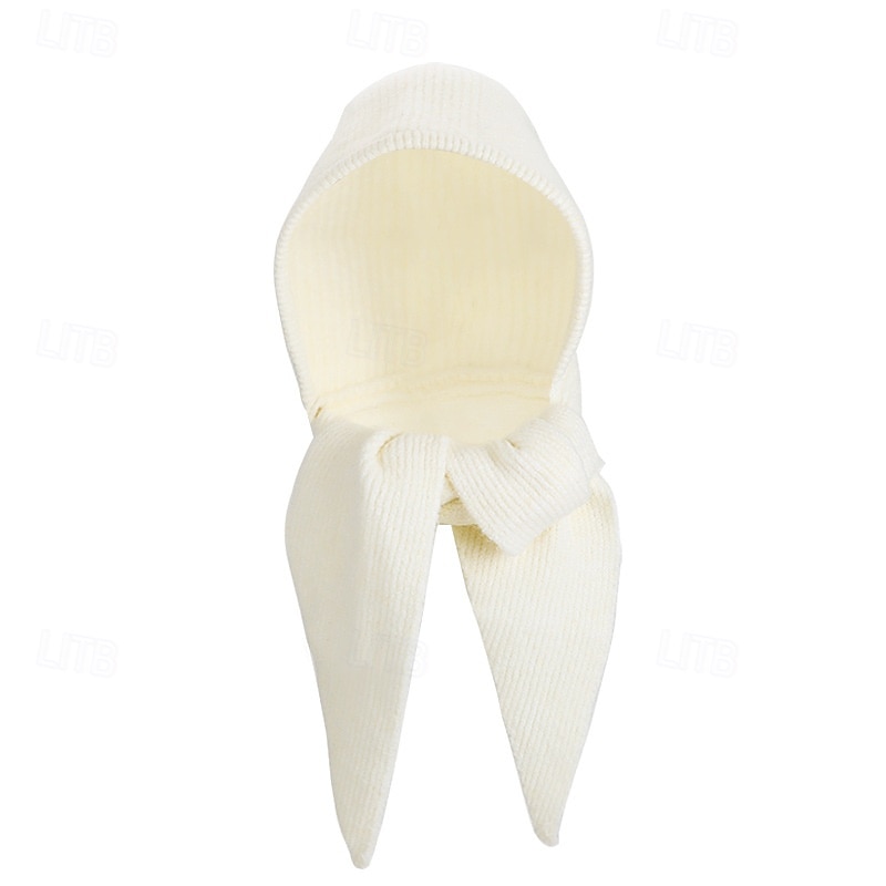 talvipipo kaulurilla, neulottu pipo miehille ja naisille, kylmän sään fleecevuorilla varustettu kasvonaamio, korvasuojaimet, hiihtopipo ulkokäyttöön, lämmin 2026 - $17.99 –P8