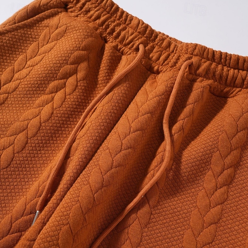 Per uomo Pantaloni da tuta Pantaloni Pantaloni della tuta a gamba dritta Pantaloni della tuta con fondo aperto Jacquard Coulisse Elastico in vita Semplice Traspirante Lunghezza intera Sport del 2026 a $21.99 –P3