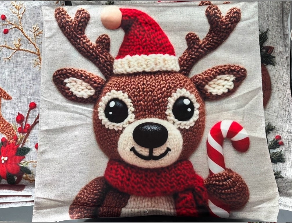 Рождественская серия, наволочка из 4 шт./1 шт., праздничный декоративный чехол для дивана, гостиной и дома, праздничный декор, 2D плоская печать 2026 - $5.49 –P3