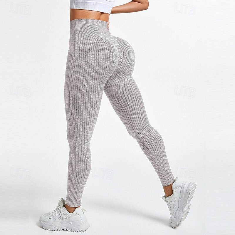 Damskie Spodnie kompresyjne Běžecké kalhoty Legginsy do jogi Wyszczuplenie brzucha Wysoka talia Obuwie sportowe Sportowy Pilates Doły Jednokolorowe Ciemnoszary Czerwony Niebieski Sport Odzież sportowa 2026 - $15.49 –P4