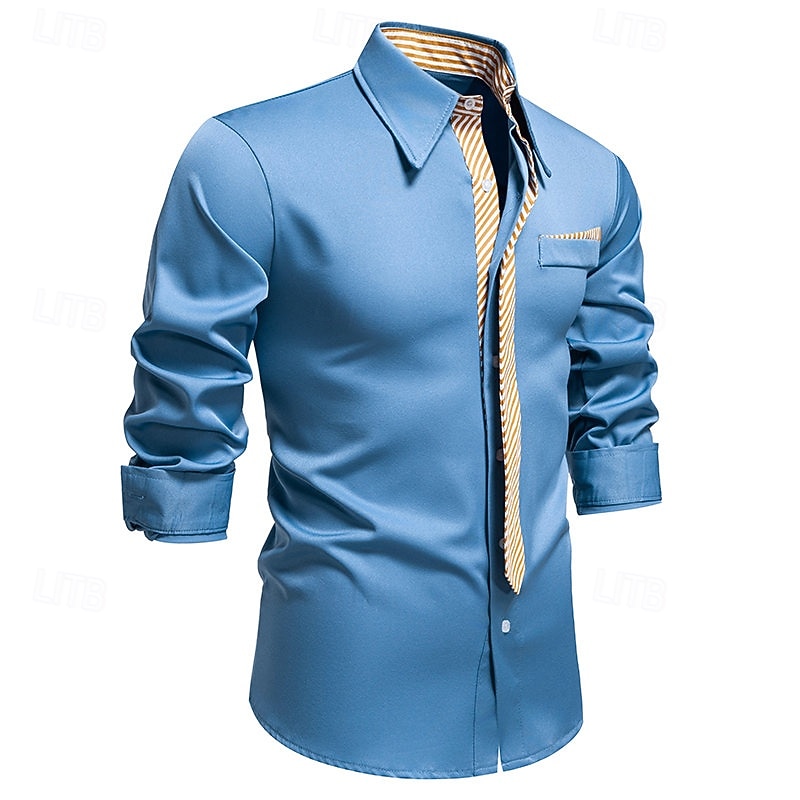 Loucos anos 20 Anos 20 Retro Vintage Blusa / Camisa Mafioso Padrinho Corte Justo Fantasia Homens Baile de Máscaras Traje de festa para noite Negócio / Cerimônia / Casamento Festa de Solteira Adulto de 2026 por $32.99 –P2