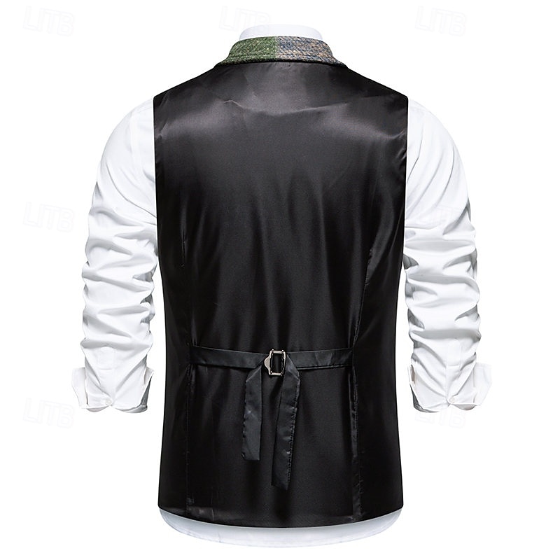 Retrò Vintage Anni Ruggenti Anni 1920 Gilet Il grande Gatsby Gangster Costume Per uomo Halloween Carnevale Mascherata Festa & Sera Adulti Gilet del 2026 a $35.99 –P10