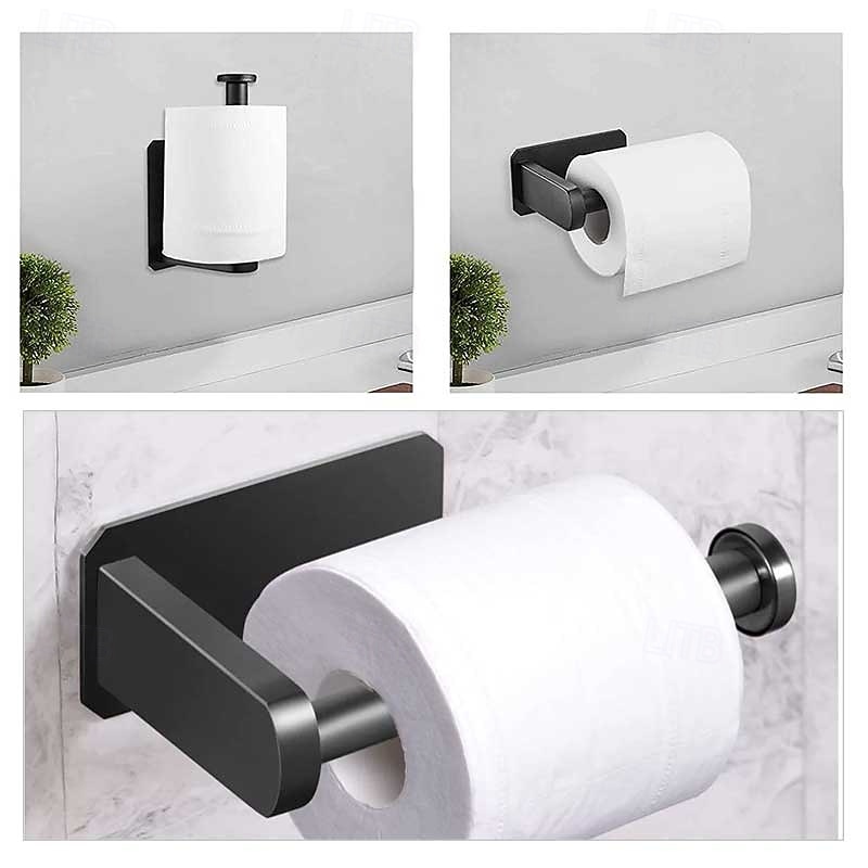 Toalettpappershållare Ny Design / Självhäftande / Kreativ Nutida / Modern Rostfritt stål / Lågkolstål / Metall 1st - Badrum Väggmonterad 2026 - $28.99 –P3