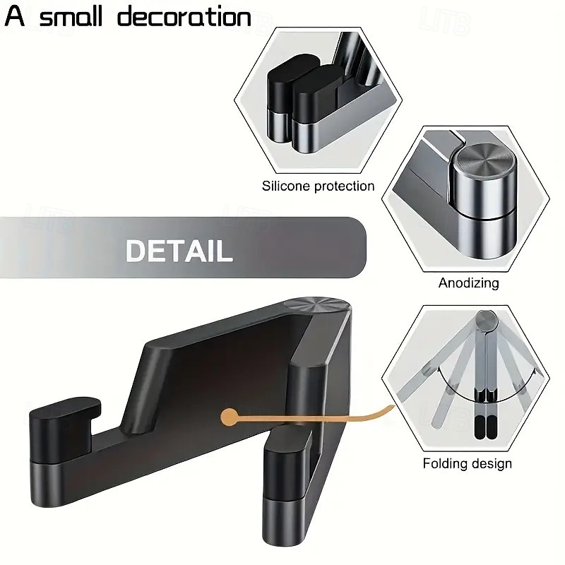 2026年 2パックアルミ合金V字型折りたたみ電話スタンド ポータブルデスクトップスタンド デスクトップ電話ホルダー ポータブルデバイススタンド 調整可能な電話スタンド 折りたたみ電話ホルダー  コレクション – $13.99 –P6