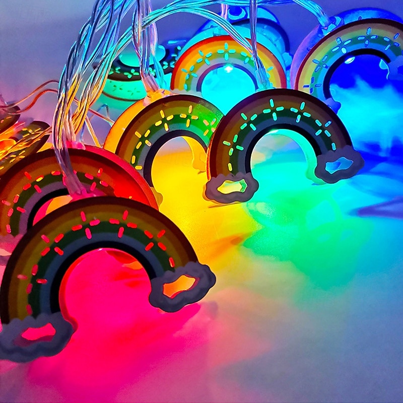 Luci a stringa fatate LED arco di ferro 1.5m 10 LED funziona a batteria decorativa luci da appendere per festa di capodanno matrimonio stanza dei bambini del 2026 a $17.99 –P7