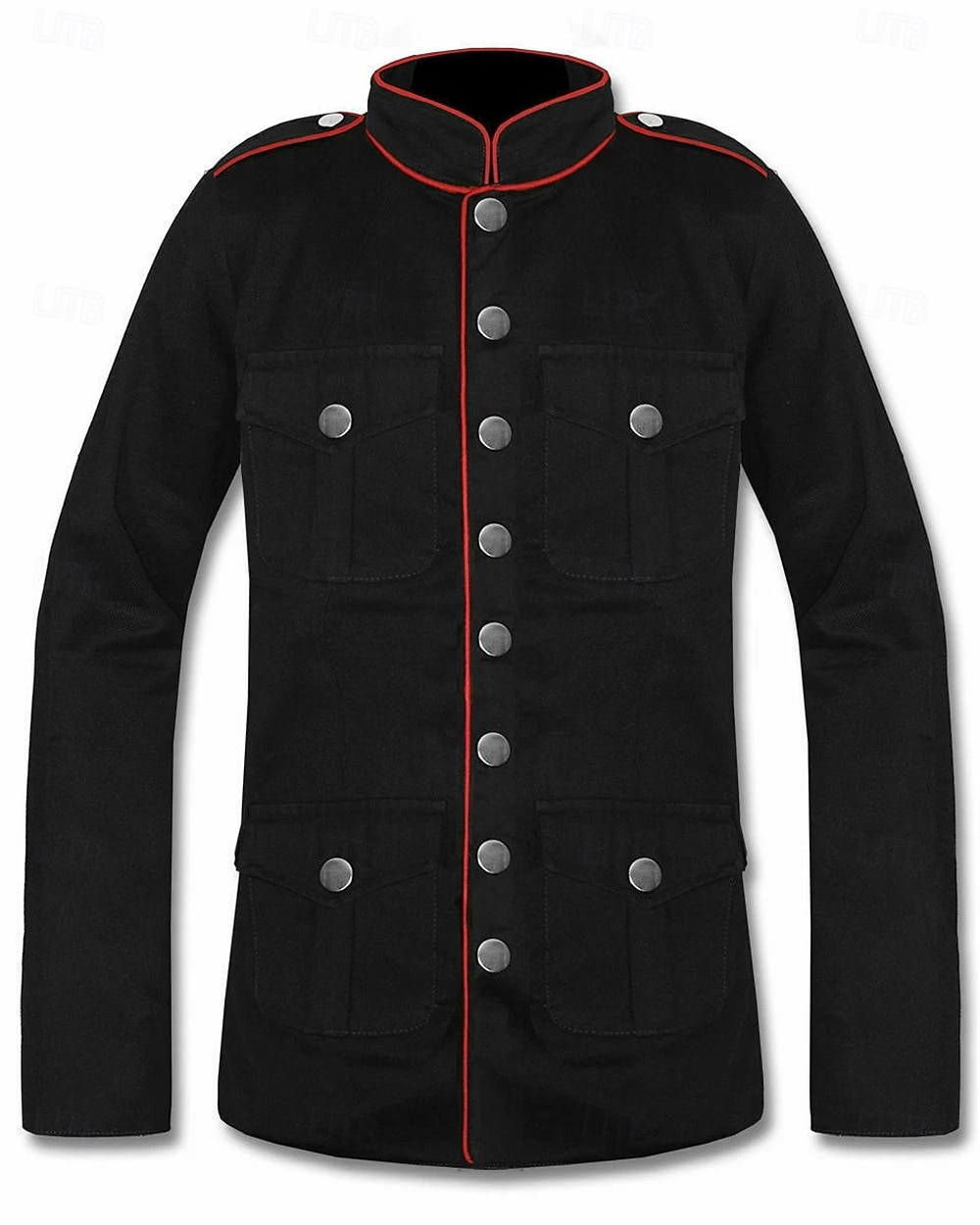 Retro Vintage Rococo Coat Masquerade Circus Jacket Long Sleeves Prince Aristocrat Fancy Dress Men's Carnival Masquerade Event / Party Adults' Coat Spring Fall & Winter 2026 - $52.99 –P3