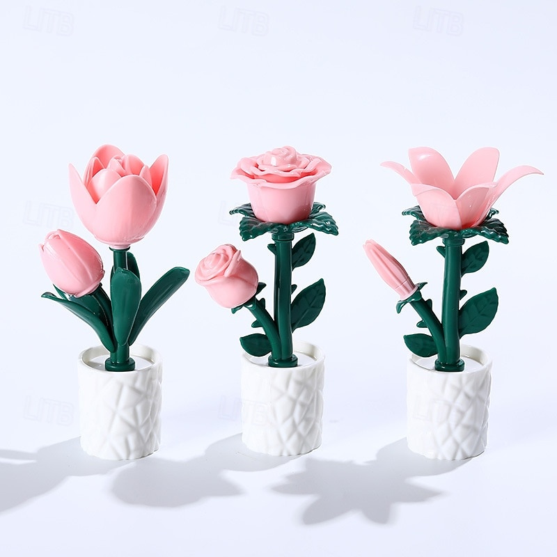 Flower Light, Rose Freesia Desk Decor,Bedside Lamps LED Night Light,for Desk Bedroom Bedside Nightstand Home Decor Office Dorm Apartment Party Birthday Christmas 2026 - $16.49 –P1
