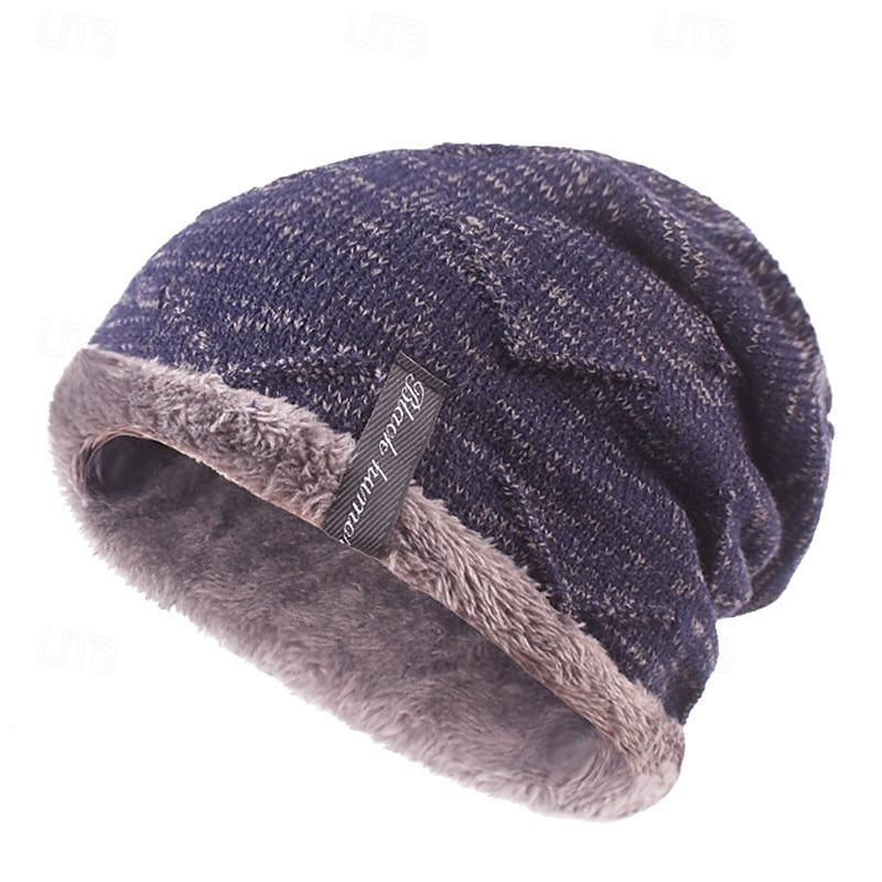 Per uomo Unisex Berretto Cappelli Invernali Berretti Cappello lavorato a maglia Berretto Invernale Nero Vino Fibre Acriliche Lavorato a maglia Pile Accogliente Abbigliamento quotidiano Uscire Colore del 2026 a $7.99 –P8