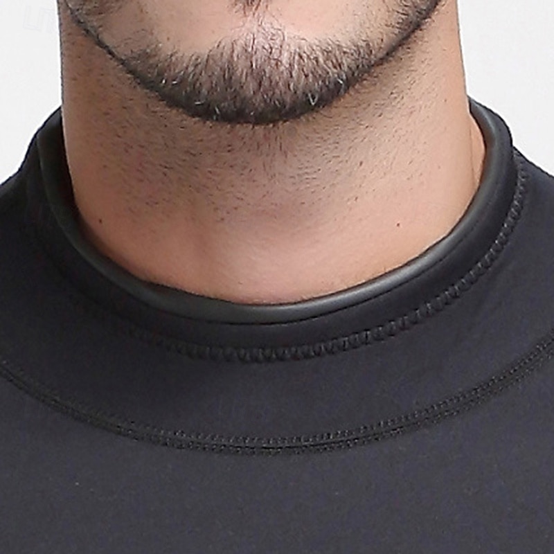 Hombre 3 mm Traje de neopreno para buceo Camiseta de protección solar de cuerpo completo Traje de surf de una pieza Color sólido Protección UV Control de barriga Manga Larga Trajes de buceo Surf 2026 - $81.99 –P5