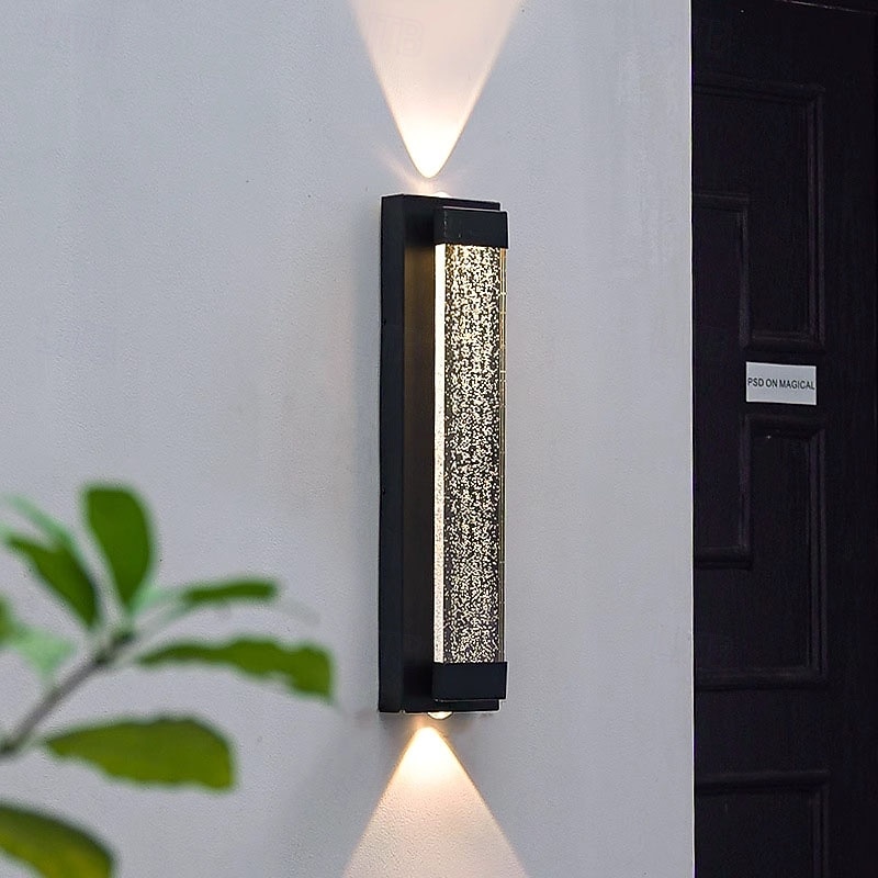 LED-buitenverlichting met bubbelglas, waterdichte zwarte buitenlamp voor wandmontage, geschikt voor buitenverlichting in huizen, vaste draad 2026 - $182.99 –P3