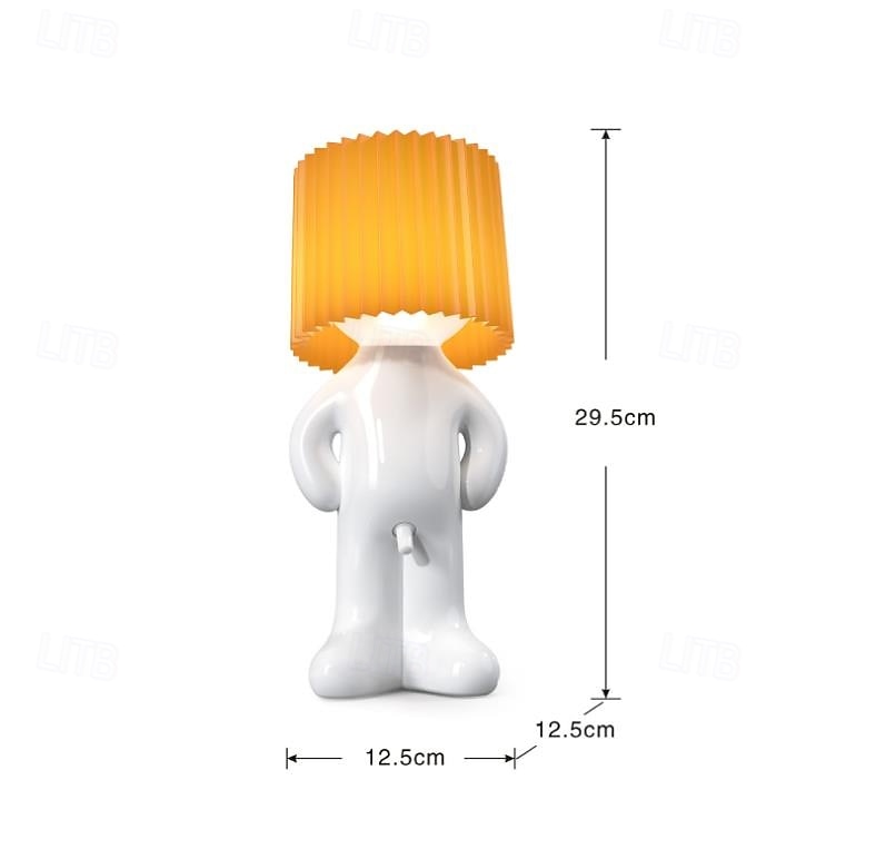 Rolig bordslampa, USB, rolig på/av-knapp blyg pojke sänglampa nattlampa humor skämt present till vuxna mamma kvinnor fru flickvän födelsedag alla hjärtans dag honom henne 2026 - $23.99 –P2