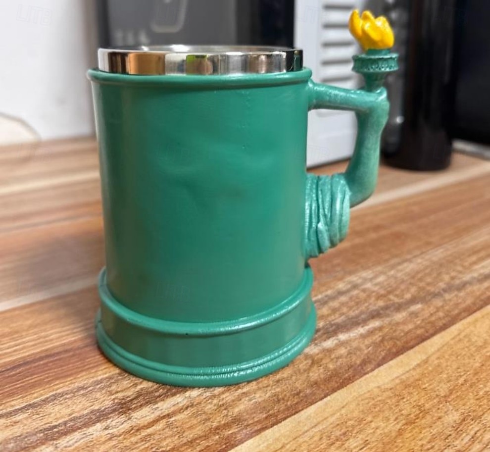 Amerikan vapaudenpatsaan soihtumuki, Yhdysvaltojen 250-vuotisjuhlan muistolahja, isänmaallinen kahvikuppi, itsenäisyyspäivän 250-vuotisjuhlan matkamuisto, vapauden maamerkkimuki keräilijöille 2026 - $25.99 –P5