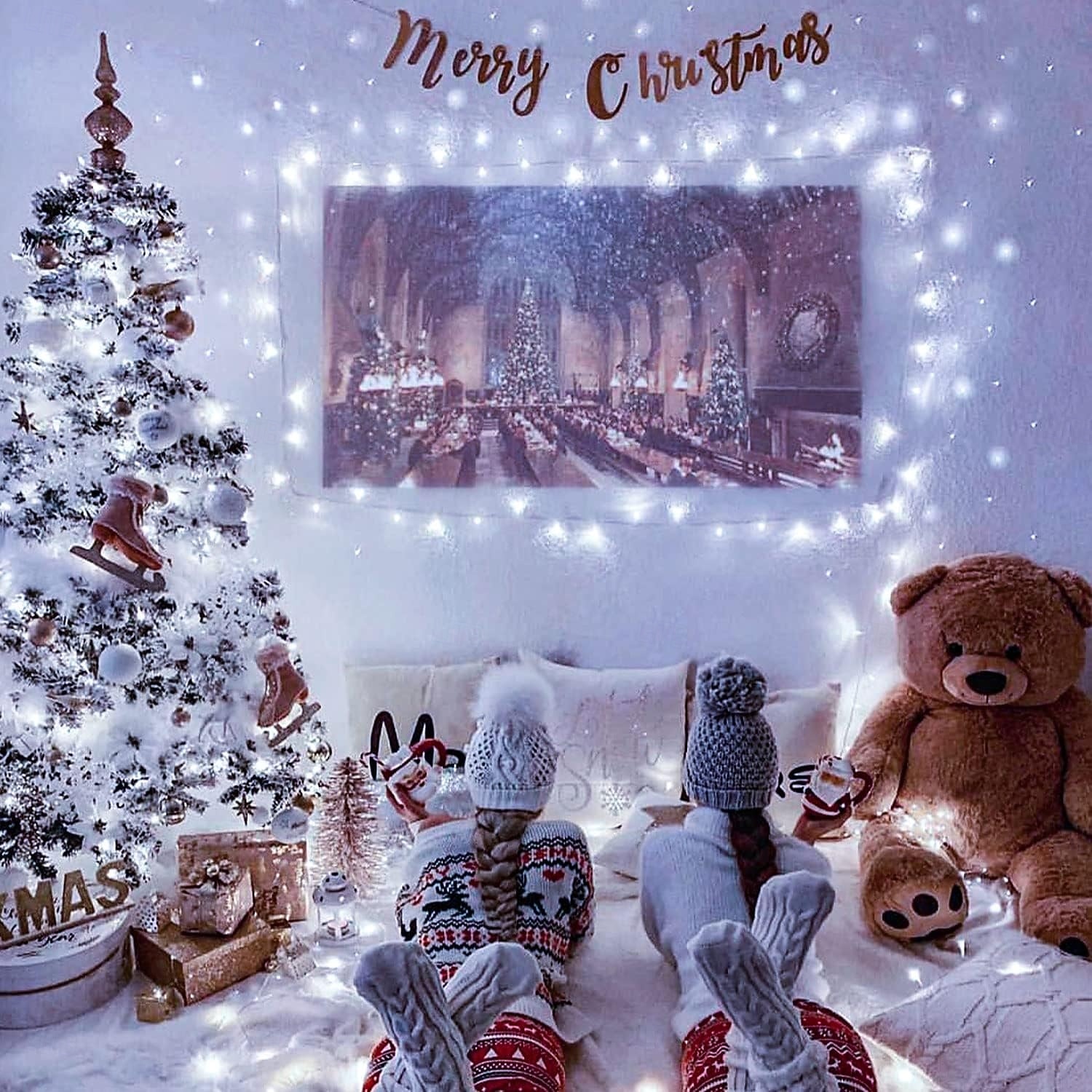 Christmas Tree Decorative String Lights Fairy String Lights 8 Function Low Voltage Safety Plug in Holiday Wedding Party Atmosphere Decorative Lights Props 10/20/30/50/100 meters 2025 - $14.49 –P1