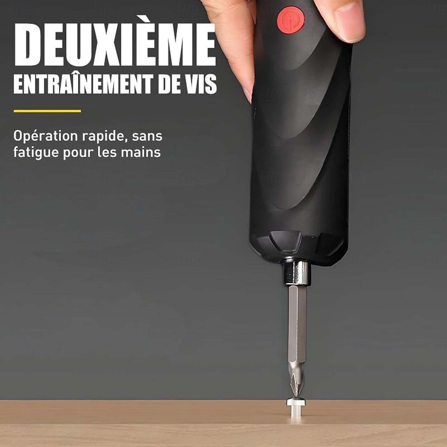 Destornillador eléctrico inalámbrico, destornillador inalámbrico mejorado con juego de brocas, kit de herramientas pequeño con 13 puntas, carga tipo C, ideal para muebles y reparaciones domésticas. 2026 - $15.99 –P10