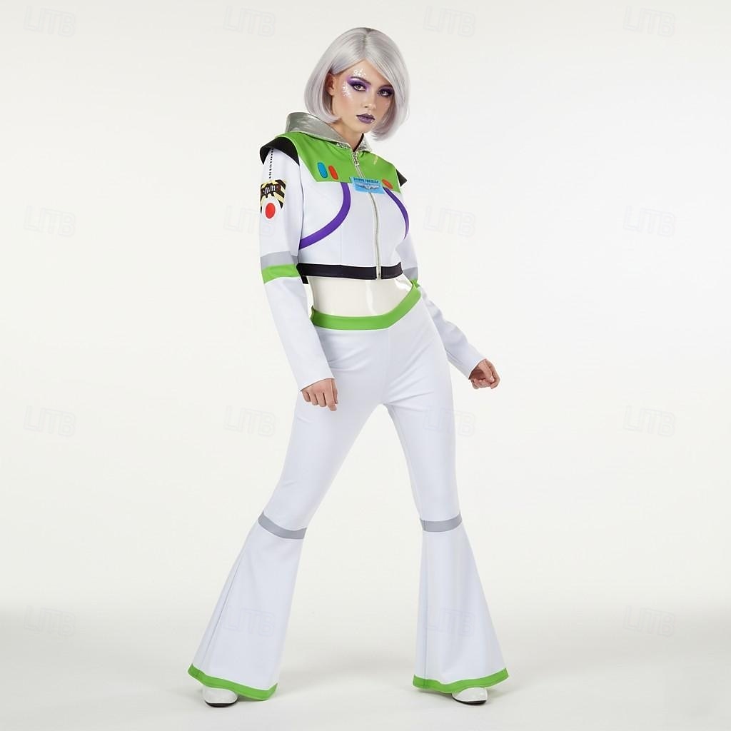 Disfraz de lujo Astronauta Chica galáctica traje de cosplay Adulto Mujer Víspera de Todos los Santos Carnaval Fiesta Rendimiento Disfrazarse 2026 - $63.99 –P1