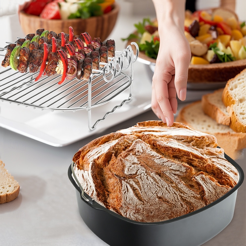 příslušenství k fritéze, nepřilnavá pánev na pečení Ninja AF 180, sada příslušenství k fritéze 2026 - $69.74 –P9