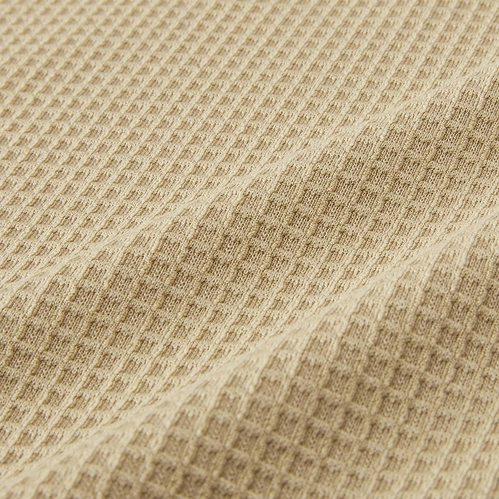 Herren Waffel-T-Shirt Langarm V Ausschnitt Revers Herbst Frühling & Herbst Einfarbig Mode Basic Lässig Farbblock Lässig Straße Sport Schwarz Marineblau Kaki Top T-Shirt für Herren 2026 - $25.99 –P13