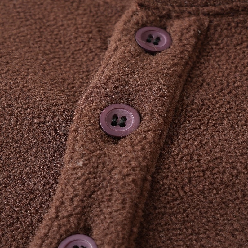 Men's Sweatshirt Fleece Sweatshirt Button Up Hoodie Black Dark Green Khaki Coffee Gray Henley Plain Patchwork Kangaroo Pocket Sports & Outdoor Casual Daily Streetwear Cool Sportswear Fall Winter 2026 - $28.99 –P8