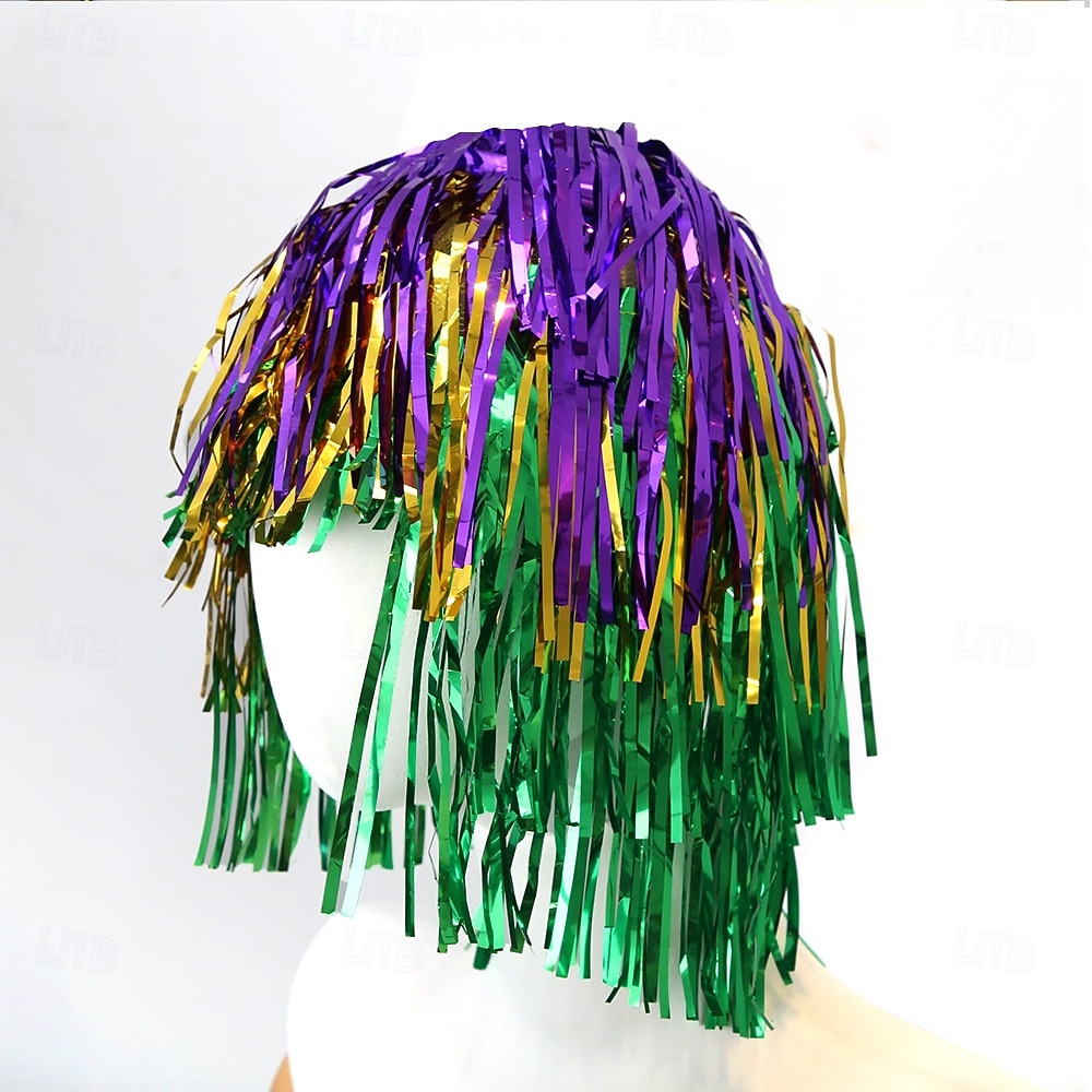 Карнавальный парик Блондинка Фиолетовый Зеленый Прямой Средние Синтетический фестивальный парик Вторник на масляной неделе Парад Волосы для косплей-костюма для Женский 2026 - $6.49 –P5