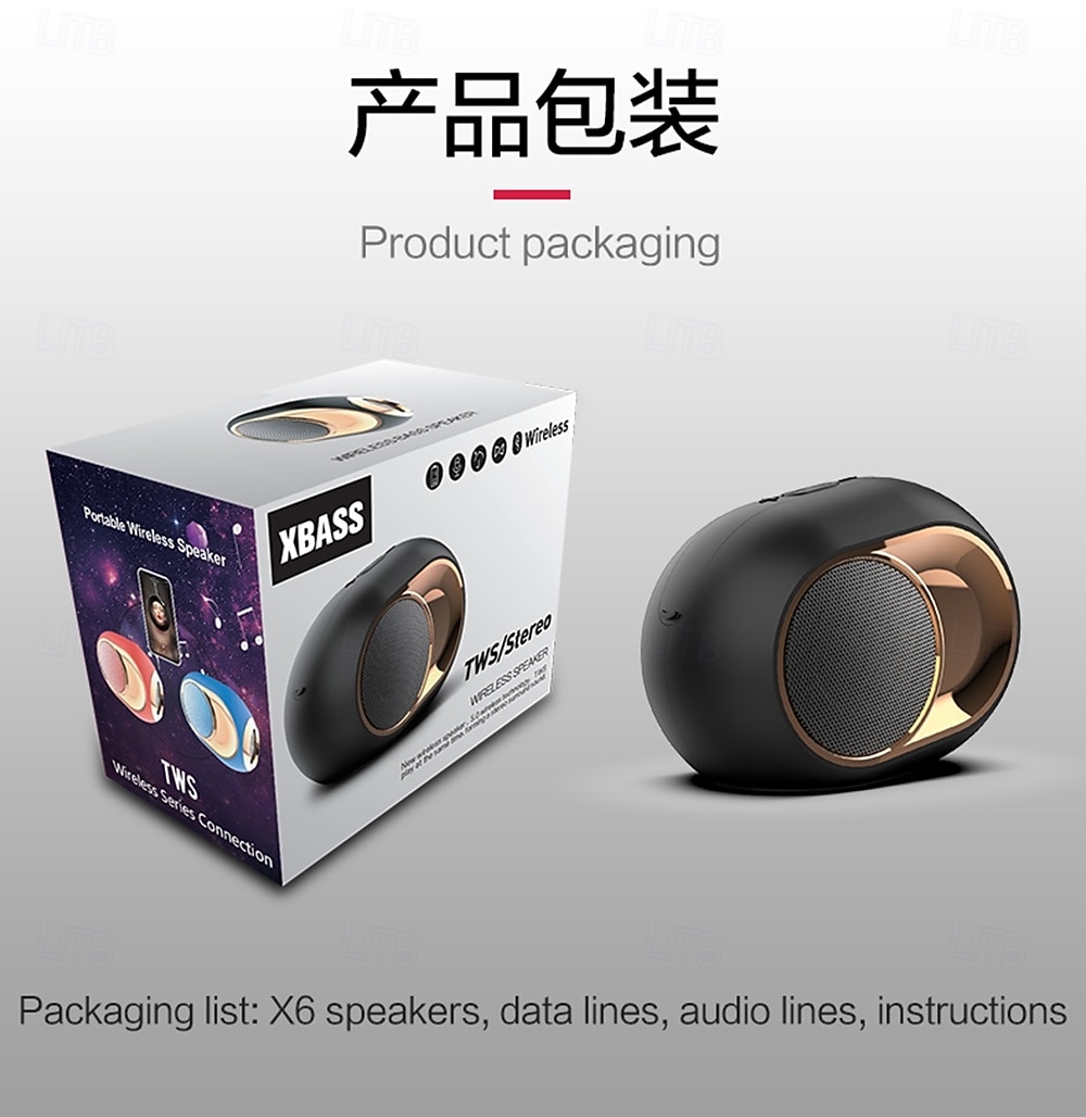 2025 New Wireless Speaker Supporting Multiple Playback Modes Wireless/TF Card/USB Playback High Volume Long Battery Life Stereoscopic Sound Effects To Fill The Event Atmosphere Suitable for Smar 2025 - $24.99 –P15