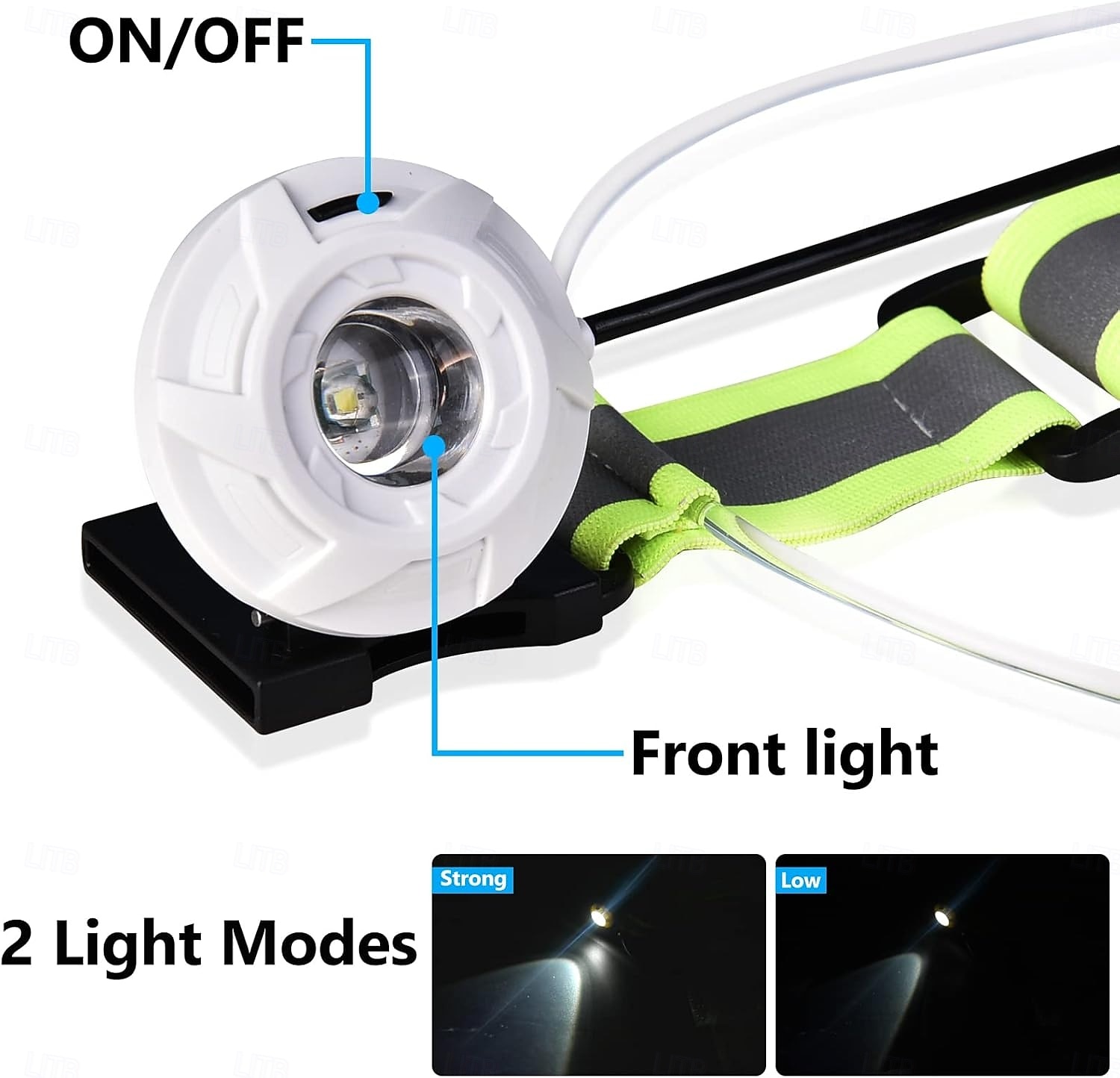 LED běžecká vesta s předním světlem, reflexní outdoorové vybavení pro muže/ženy, nastavitelné LED světlo pro noční běh, cyklistiku a venčení psů, dobíjecí přes USB, více režimů svícení 2026 - $46.99 –P3