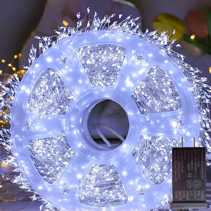 Guirlande Lumières en Fil de Cuivre 8 Modes de Lumière Basse Tension Sécurité À Brancher Festival Mariage Fête Atmosphérique Accessoires Luminaires 3/6/10/15/30/50M de 2026 ? $12.99 –P10