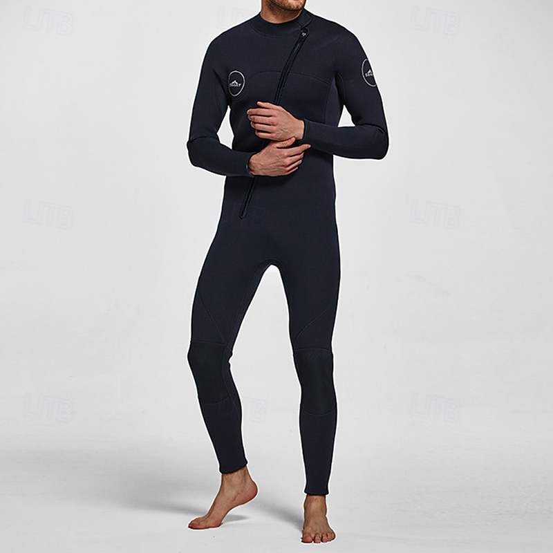 Per uomo 3mm Muta da sub in neoprene Rash Guard completo per il corpo Costume da surf intero Color-blocking Protezione UV Controllo addominale Manica Lunga Mute da immersione Surf Canoa Snorkeling del 2026 a $90.99 –P2