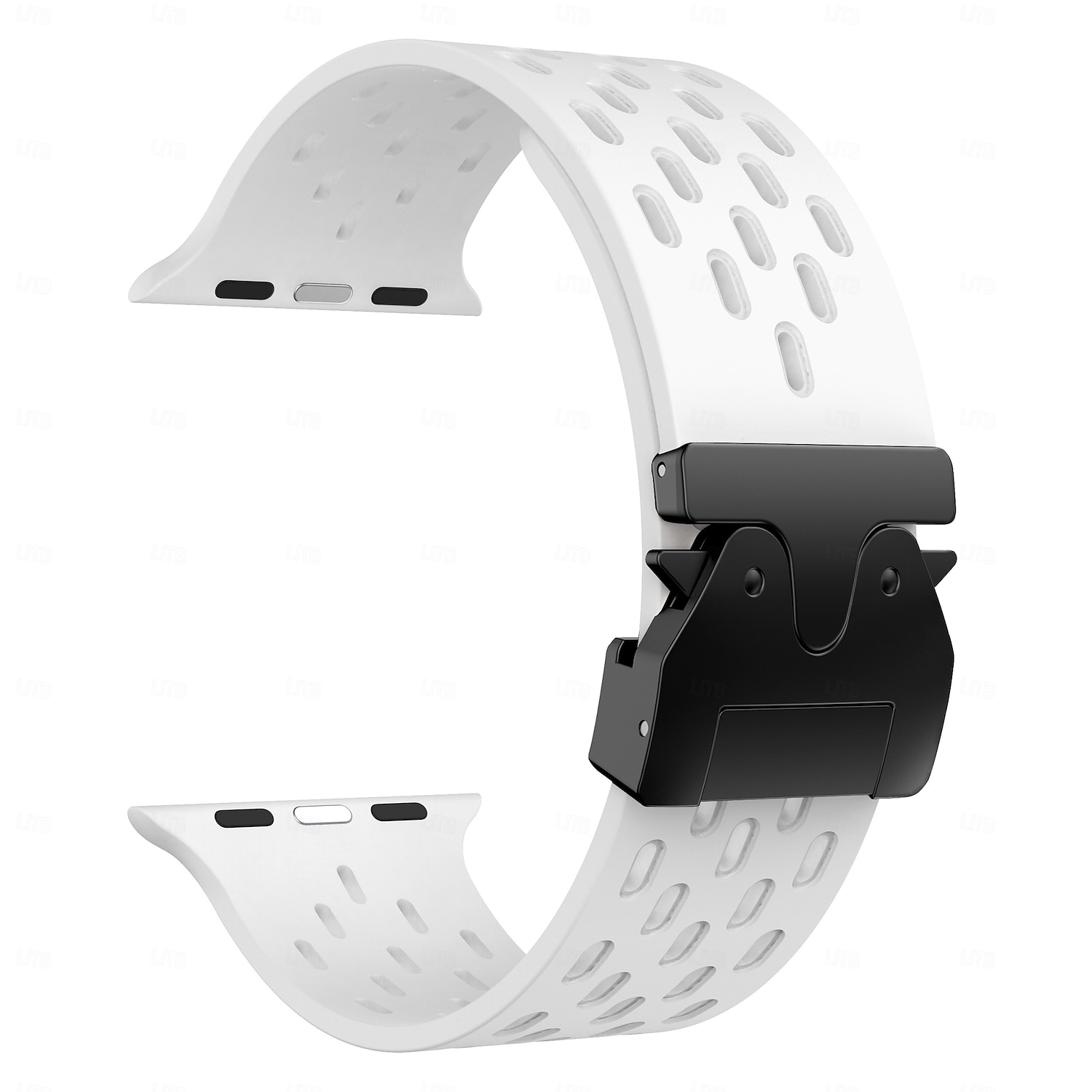 Cinturino Sportivo Anello Solo Compatibile con Cinturino dell'Apple Watch 49mm 46mm 45mm 44mm 42mm Lusso Regolabili Silicone Cinturino di ricambio per iwatch Ultra 3 2 Series 11 10 9 8 7 SE 6 5 4 3 2 del 2026 a $13.99 –P3