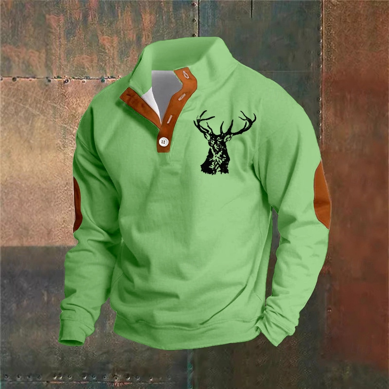 Homens Moletom Moletom com capuz Estacionar Moletom de caça Branco Amarelo Rosa Verde Colarinho Clerical Tecido Patchwork Desportos e Ar livre Casual Diário Roupa de rua Legal Roupa de Esporte de 2025 por $21.99 –P3