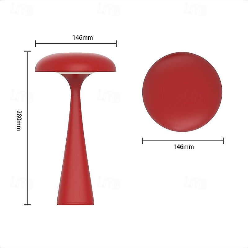 Lampe de table LED rechargeable 3 W, à intensité variable, commande tactile, portable avec interrupteur, 3 températures de couleur (3000 K/4500 K/6000 K), idéale pour le salon et la chambre. de 2025 ? $24.99 –P2