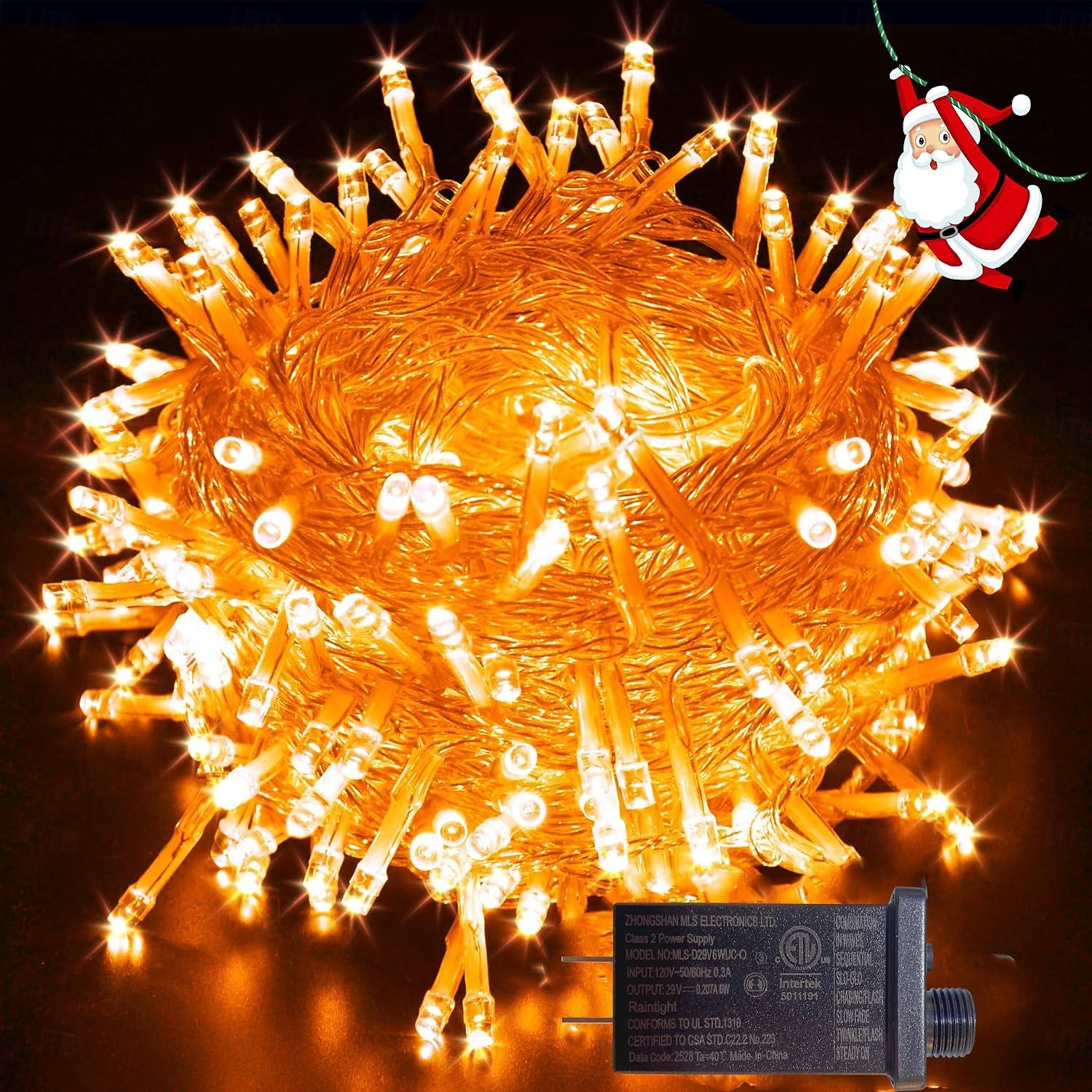 Christmas Tree Decorative String Lights Fairy String Lights 8 Function Low Voltage Safety Plug in Holiday Wedding Party Atmosphere Decorative Lights Props 10/20/30/50/100 meters 2025 - $14.49 –P18