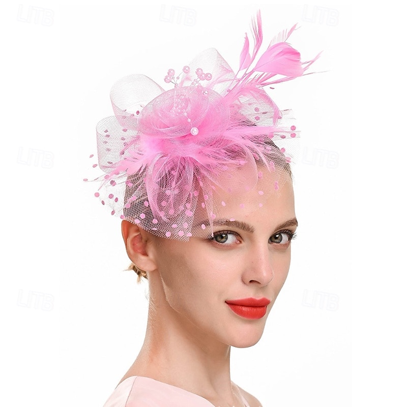Headdress Feathers Beads Wedding Birthday Elegant Vintage With Rhinestone Headpiece Headwear 2026 - $16.49 –P7