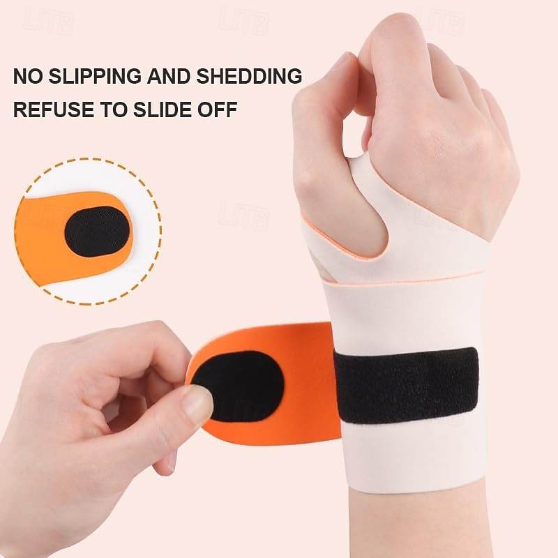 2 Pack Wrist Brace Support for Carpal Tunnel Pain Relief, Ultra Thin Elastic for Tear, Ulnar Wrist wraps Repetitive Wrist Use Injury, Fit Left or Right Hand, Small and Medium Hands Sizes 2025 - $21.99 –P4