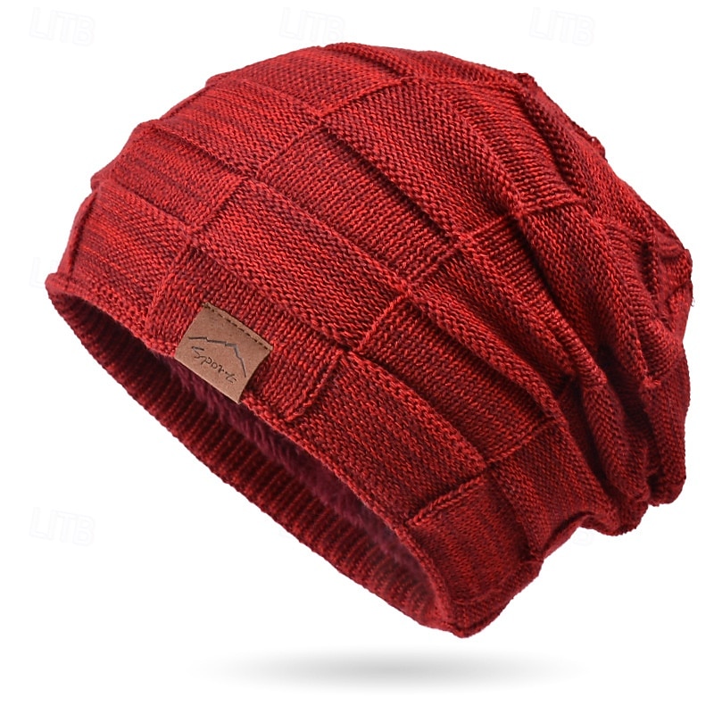 Per uomo Unisex Berretto Cappelli Invernali Berretti Cappello lavorato a maglia Berretto Invernale Nero Giallo Poliestere Lavorato a maglia Traspirante Accogliente Abbigliamento quotidiano Uscire del 2026 a $9.49 –P7