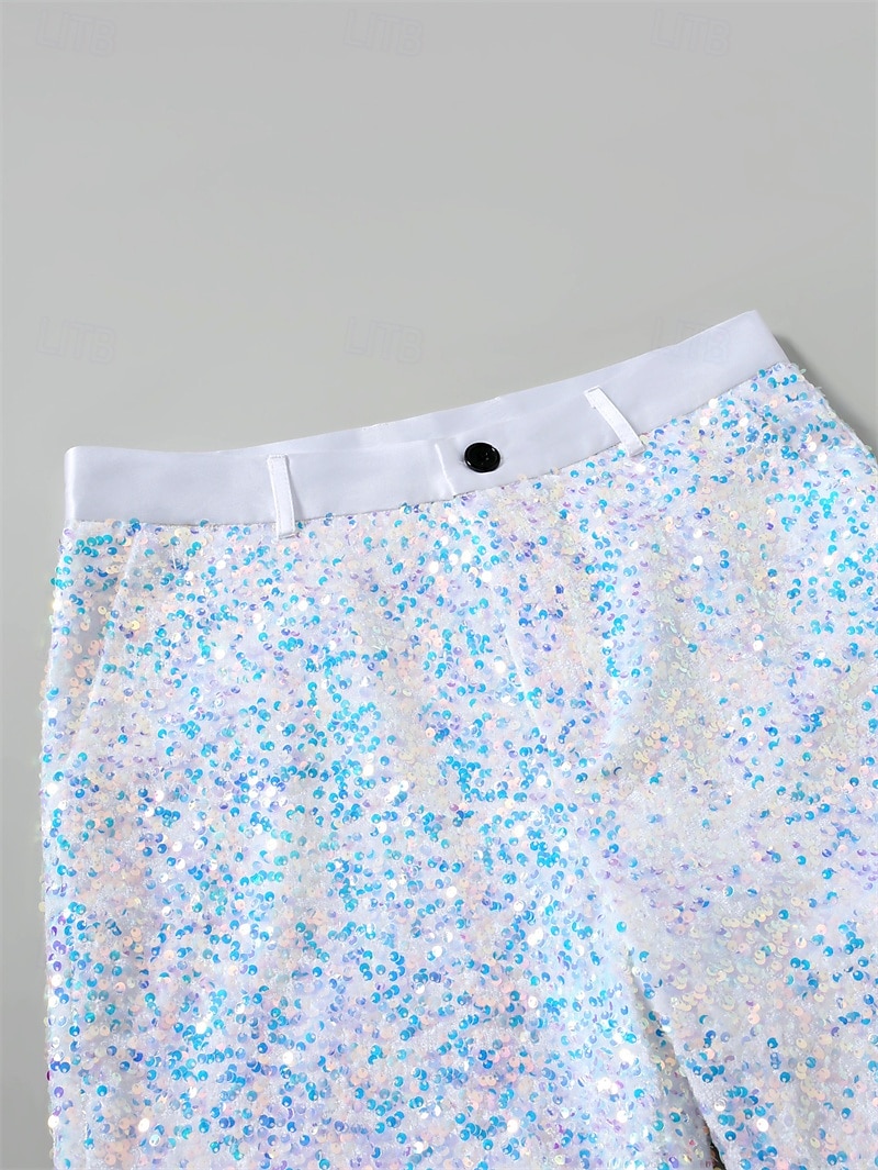 Herren Hose Anzughose Einfarbig Formell Hochzeit Party Mode Stilvoll Weiß 2026 - $58.99 –P4