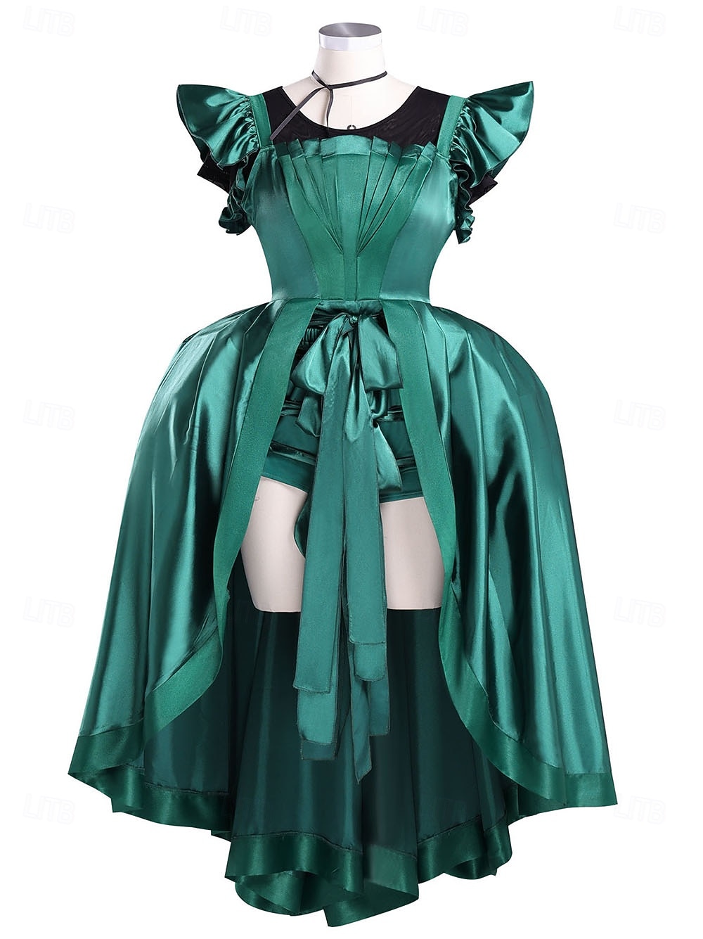 Gotycki horror Agnieszka Sukienka Kostium Fantazyjne przebranie Cosplay for Damskie Dla dziewczynek Dla dzieci Dla dorosłych Halloween Karnawał Spektakl Impreza Edukacyjne przebieranki 2026 - QAR 444.08 –P6