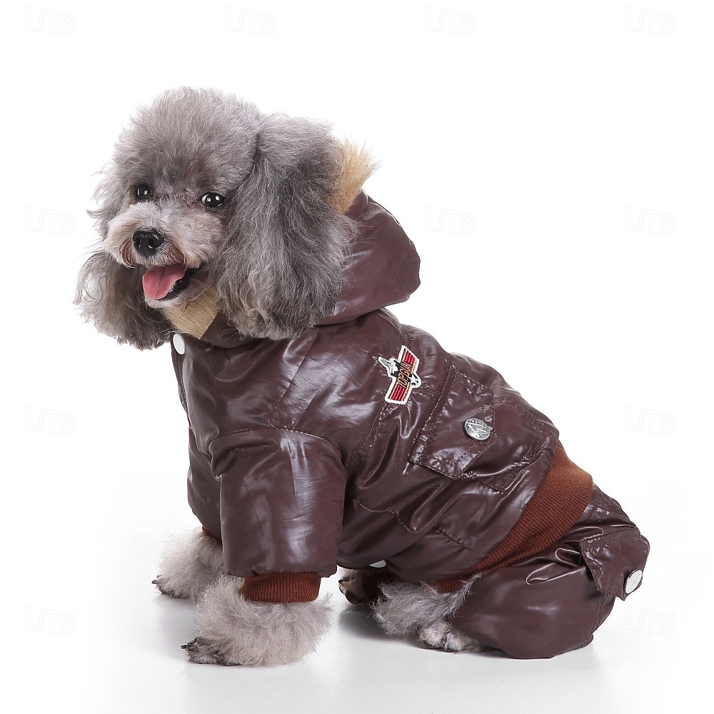 Abrigo para perros pequeños, impermeable, acolchado, extra cálido, abrigo de invierno 2026 - $24.99 –P1