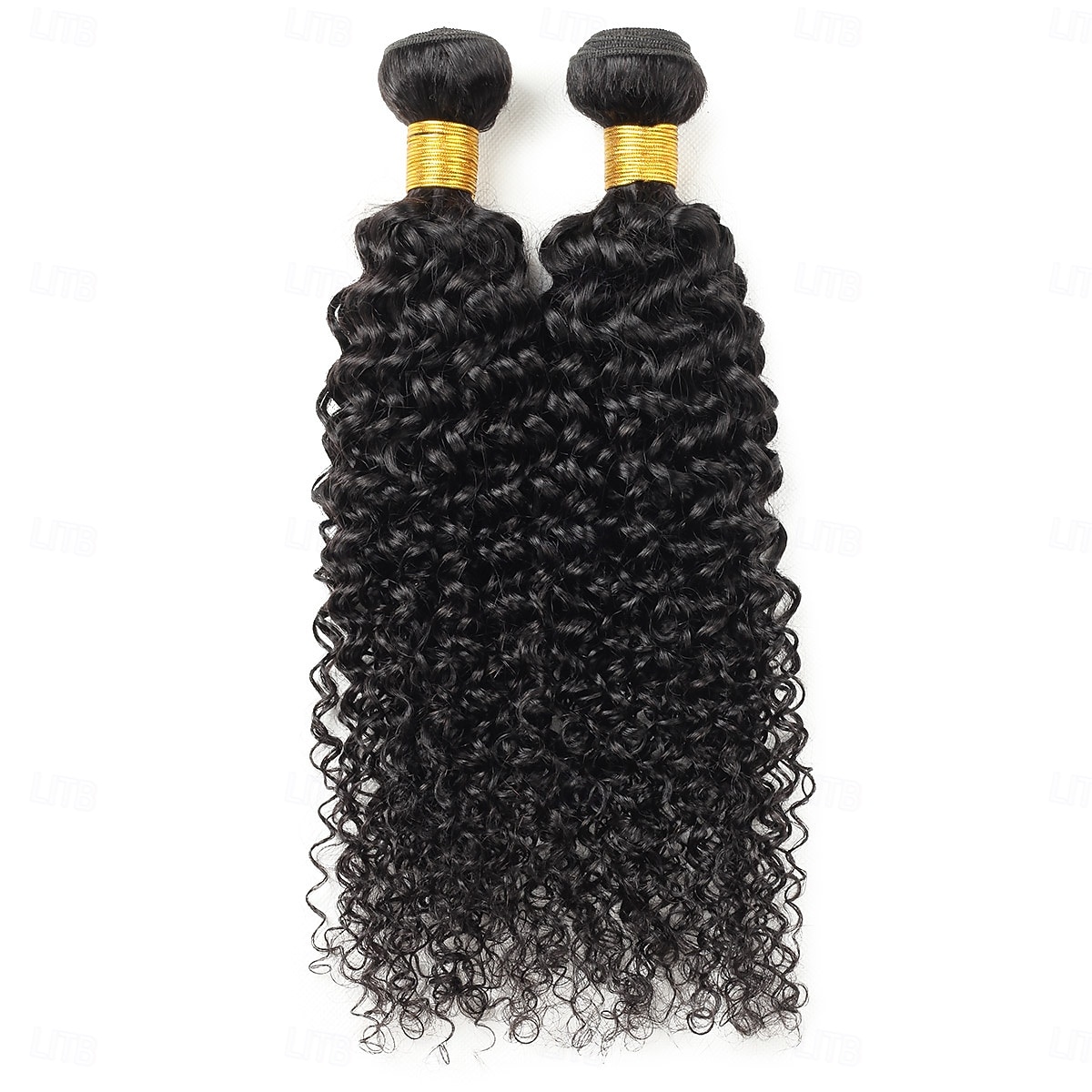 Brazilian Human Hair 1B # Natural Black Color  Curly Wave Human Hair 1 Bundle 10-30 inches 2026 - $56.99 –P2