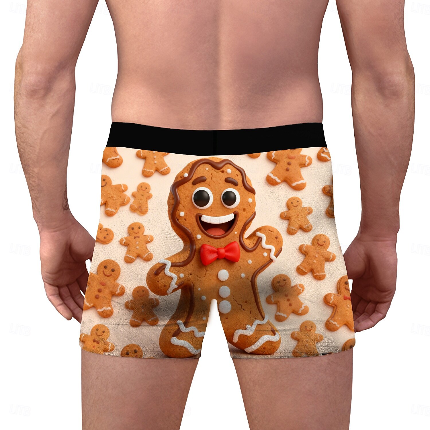 Jul Boxerkalsonger Underkläder julklapp jultomten Grafisk för Herr Vuxna 3D-utskrift för Jul Karnival Nyår Fest 2025 - $15.49 –P4