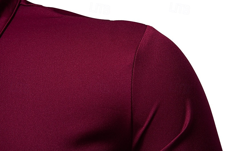 Anni Ruggenti Anni 1920 Retrò Vintage Blusa / Camicia Gangster Testimoni dello Sposo Slim Fit Costume Per uomo Mascherata Abbigliamento da sera Affari / Cerimonia / Matrimonio Addio al Nubilato Adulti del 2026 a $34.99 –P15