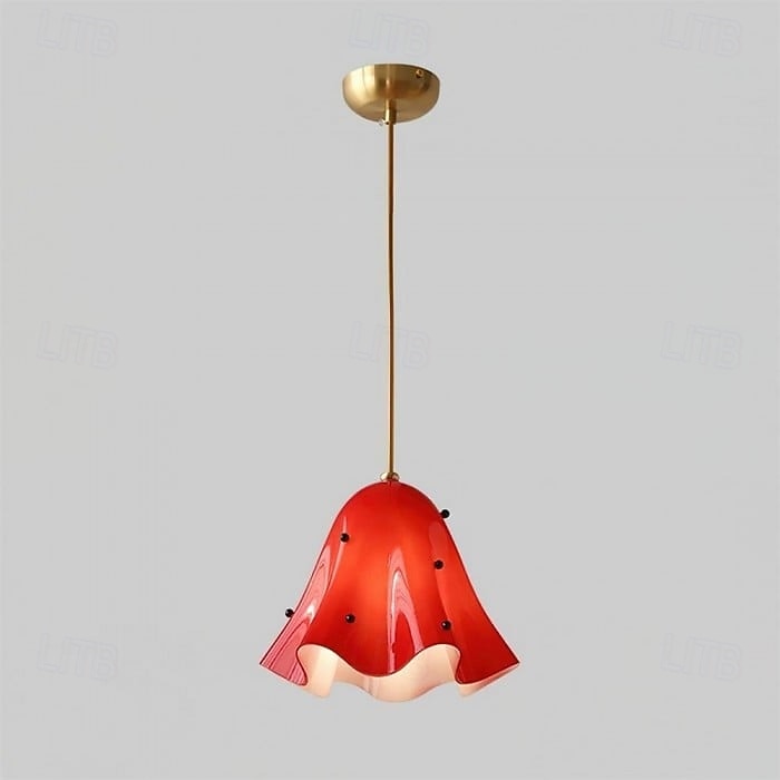 lampada a sospensione in vetro artistico - lampada da soffitto moderna ispirata alla fioritura del 2025 a $299.99 –P20