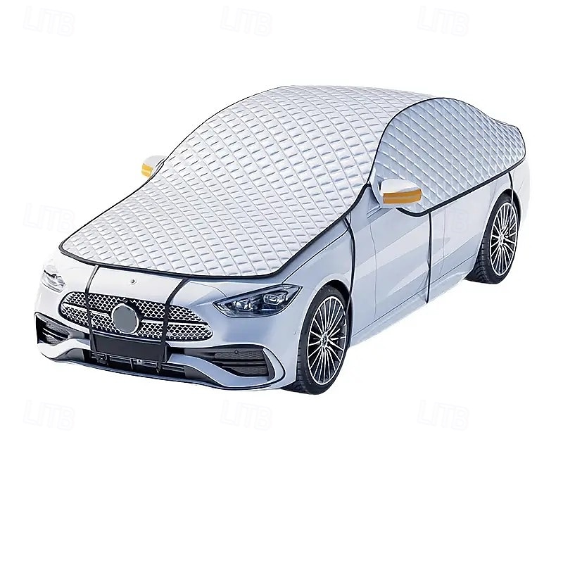 1 прочный всепогодный автомобильный чехол из утолщенной ткани Оксфорд &подходит (подходит большинству внедорожников и грузовиков) - сильный снег, град, дождь, пыль &- зимний ветрозащитный щит для 2026 - $33.99 –P5