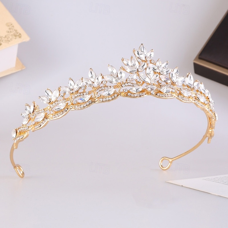 Diademi Acconciatura Lega Matrimonio Compleanno Elegante Carino Con Strass Copricapo Copricapo del 2026 a $17.49 –P4