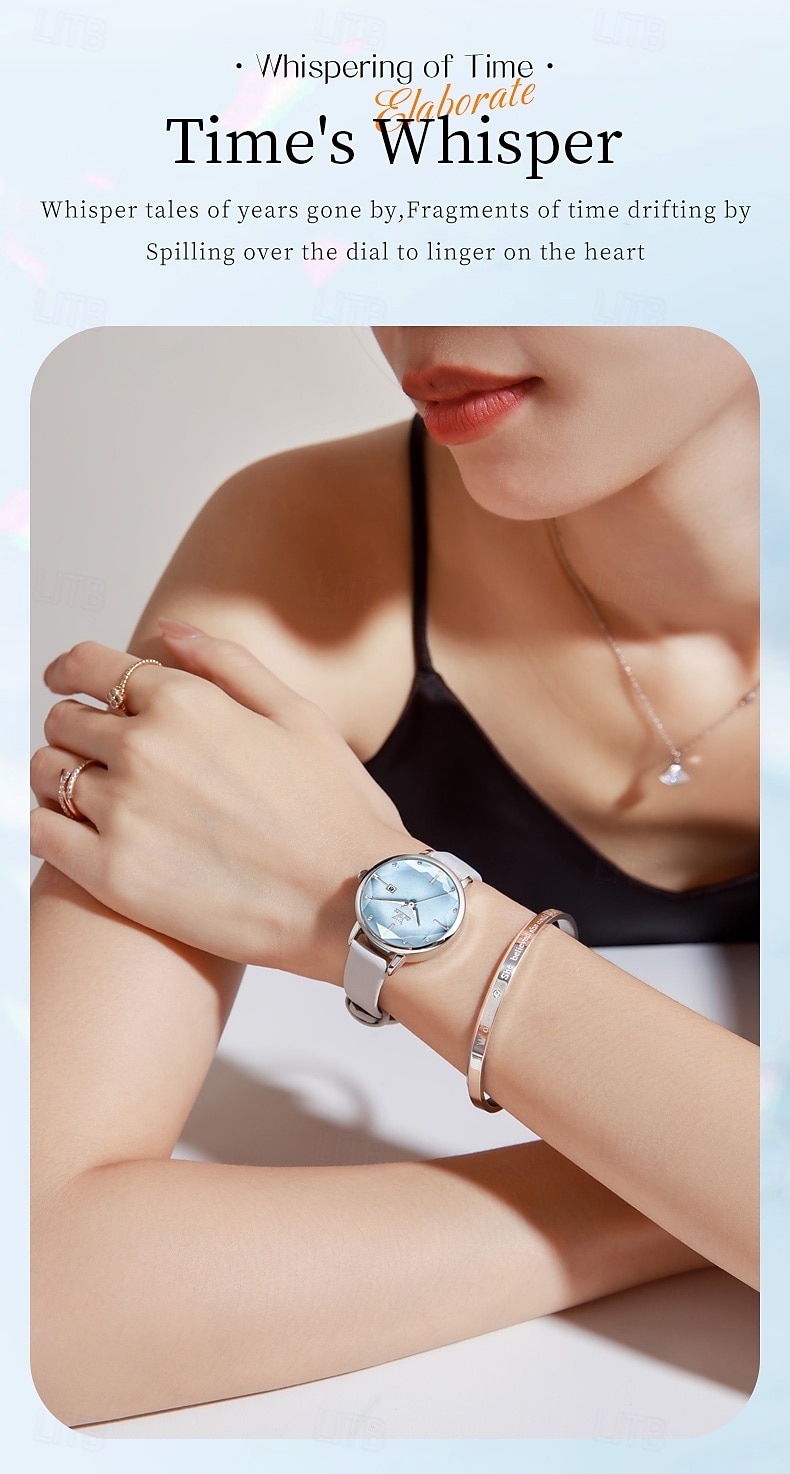 OLEVS Mode Moederdag Cadeau voor Vrouwen Horloges Luxe Merk Originieel Quartz Horloge voor Dames Waterdicht Rvs Luminous Horloges 5656 2026 - $31.99 –P6
