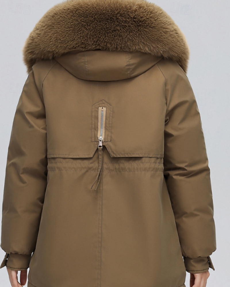 Per donna Giacca imbottita Giacca in Pile Cappotto in Pelliccia Sintetica Caldo Confortevole Cerniera Bottoni Collo in Pelliccia Casual Semplice Vacanza Streetwear Abbigliamento quotidiano Uscire del 2025 a $55.99 –P4