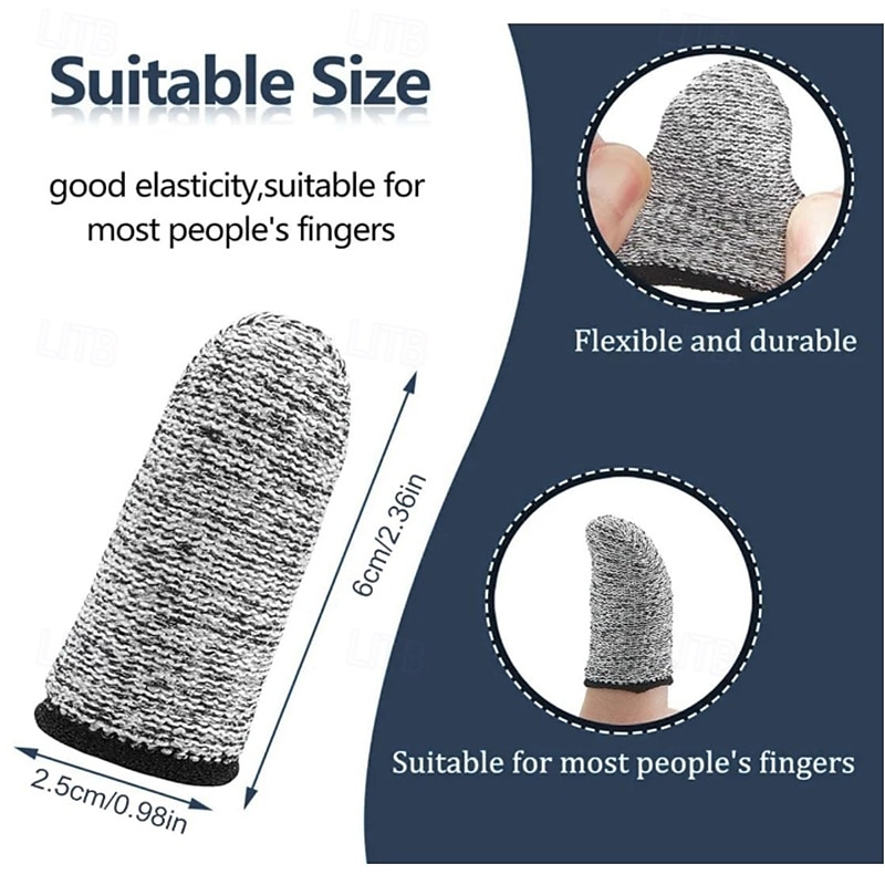 20pcs Reusable Finger Guards  Durable & Wear-Resistant for Industrial Use Crafting Sewing Gardening & Kitchen Tasks 2026 - $9.99 –P3