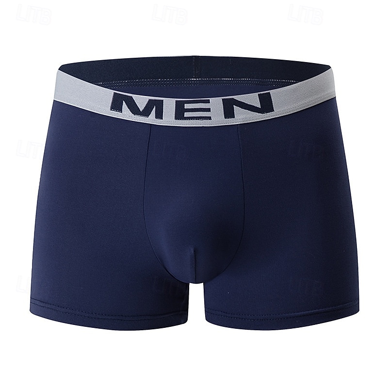 Men's 10 Pack Basic Panties Boxers Underwear Briefs Elastic Waist Terylene Breathability Comfortable Letters Multi color 2026 - $26.99 –P2