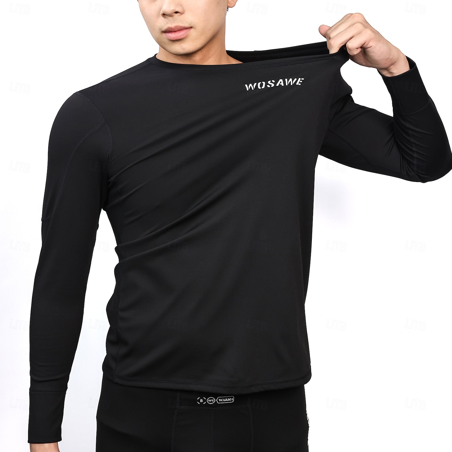 Conjunto de camisa e calça wosawe para outono e inverno, secagem rápida, ideal para ciclismo, esqui e montanhismo. Absorve o suor e elimina a umidade. Modelo bf241. de 2025 por $38.99 –P6